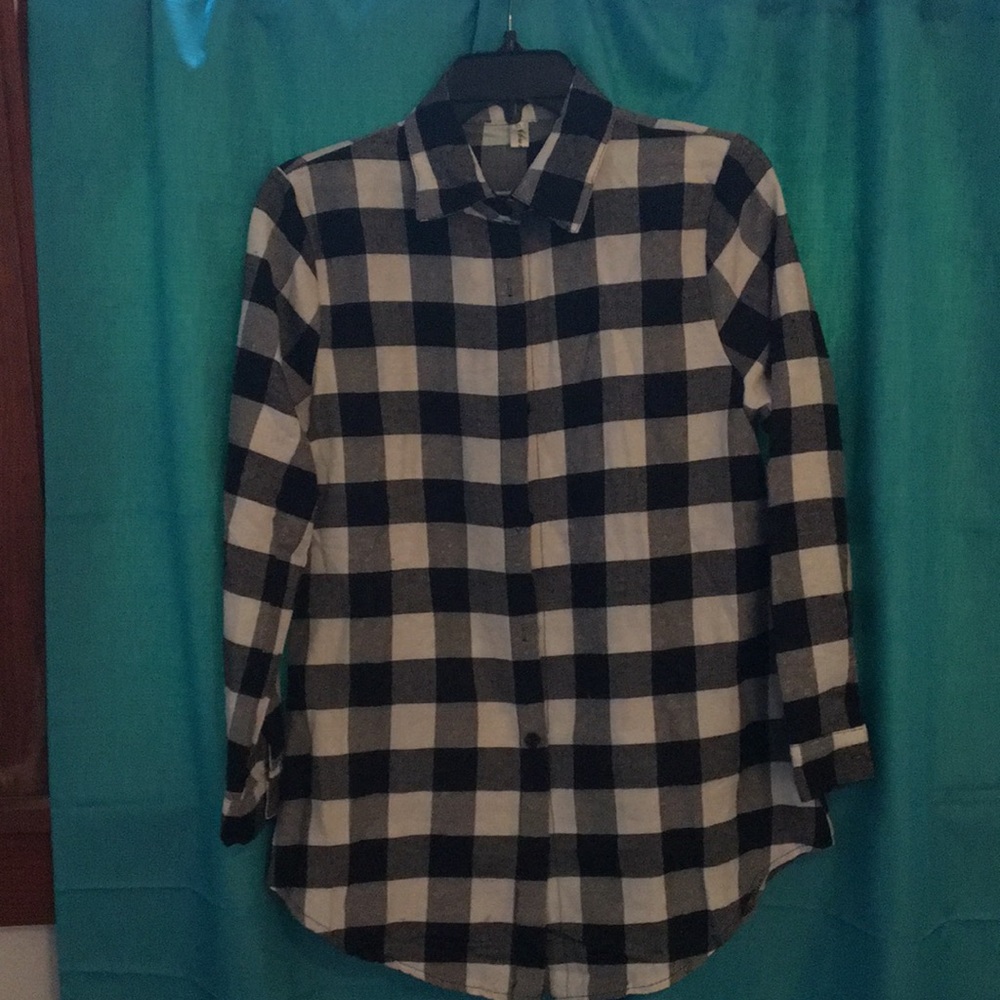 Plaid tunic